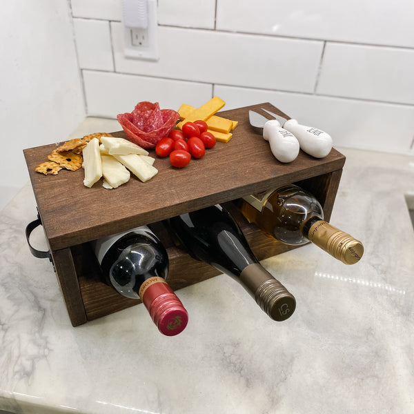 Personalized Charcuterie Board & Bottle Tray | Kitchen & Dining