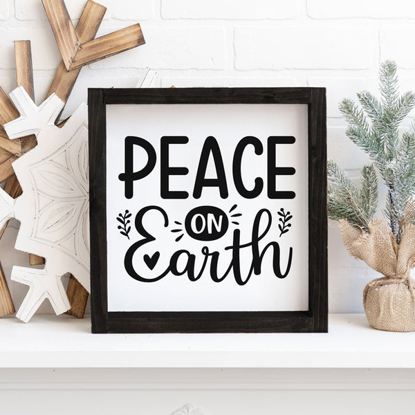 Peace of Earth Square Sign | DIY kit