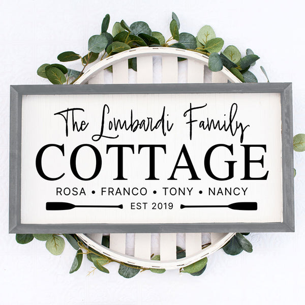 Custom Family Cottage Sign | At-Home Painting Kits