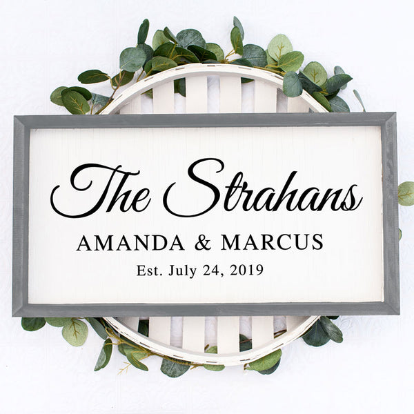 Custom Family Last Name Sign | Family Name Signs & Decor