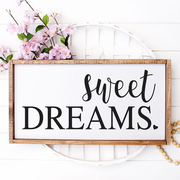 Sweet Dreams Rustic Farmhouse Sign | At-Home Painting Kits