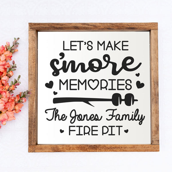 Let's Make Smore Memories Wood Sign | At-Home Painting Kits