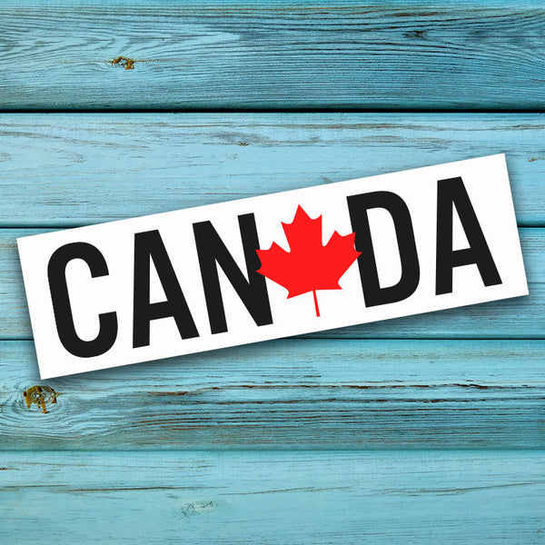 Canada Maple Leaf Single Board Wood Sign | At-Home Painting Kits