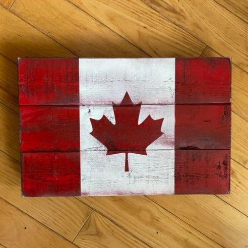 Rustic Distressed Canada Flag | Canada Day