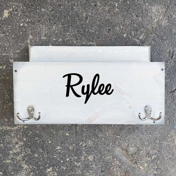 Kid's Organizer - Rustic White Distressed