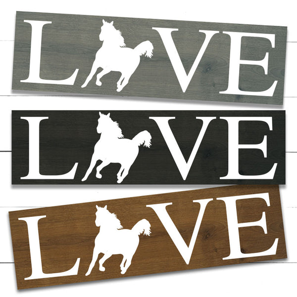 Horse Lovers Wood Sign | At-Home Painting Kits