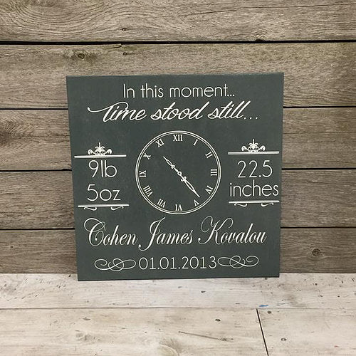 In This Moment Time Stood Still | Birth Stat Sign