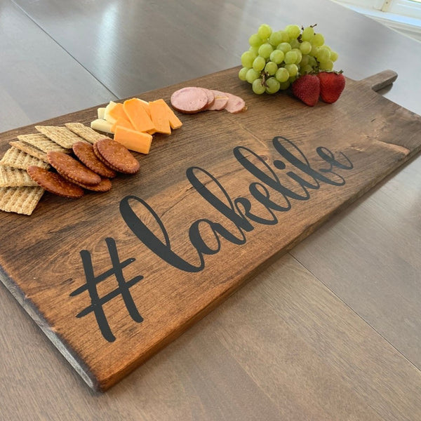 #lakelife - Handmade Charcuterie Board