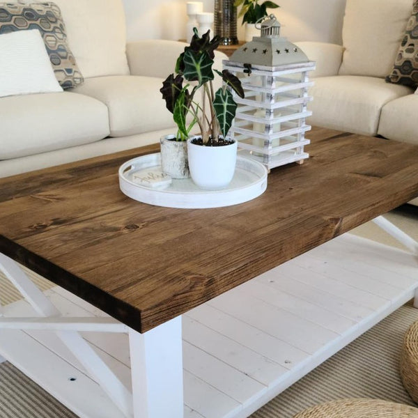 Rustic XXL Rectangular Coffee Table