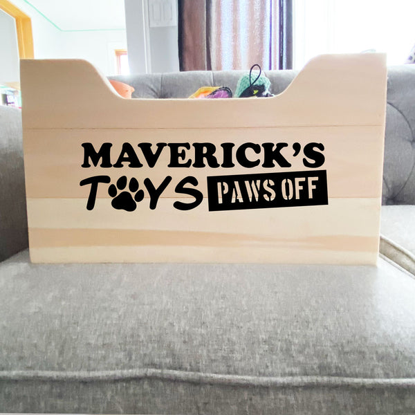 Custom Doggie Toy Box