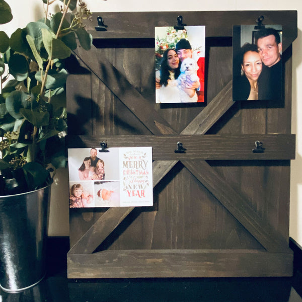 Custom Farmhouse Photo Hanger